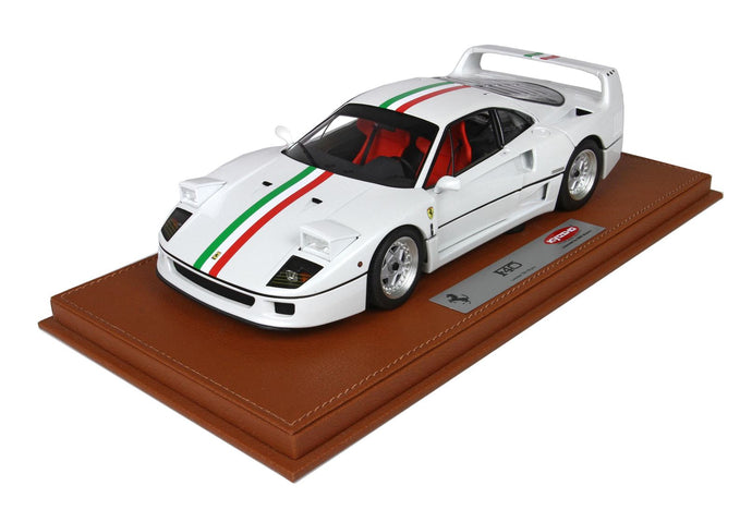 Ferrari F40 (1987) (Bianco Metallizzato) (BBR-Kyosho)