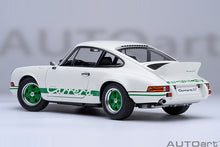 Load image into Gallery viewer, PORSCHE 911 CARRERA 2.7RS (Grand Prix White / Green Stripes)