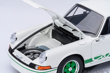 Load image into Gallery viewer, PORSCHE 911 CARRERA 2.7RS (Grand Prix White / Green Stripes)