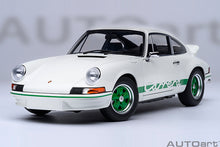 Load image into Gallery viewer, PORSCHE 911 CARRERA 2.7RS (Grand Prix White / Green Stripes)