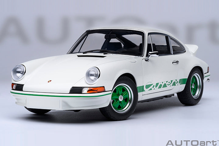 PORSCHE 911 CARRERA 2.7RS (Grand Prix White / Green Stripes)