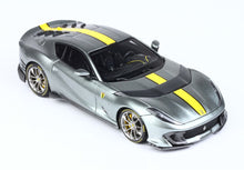 Load image into Gallery viewer, FERRARI 812 Competizione (2021)(Coburn Grey with racing Giallo fly stripe) (1:43)