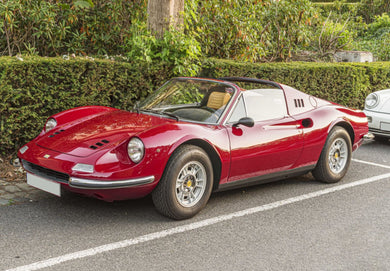 FERRARI DINO 246 GTS (1972) (Rosso Rubino / Beige)