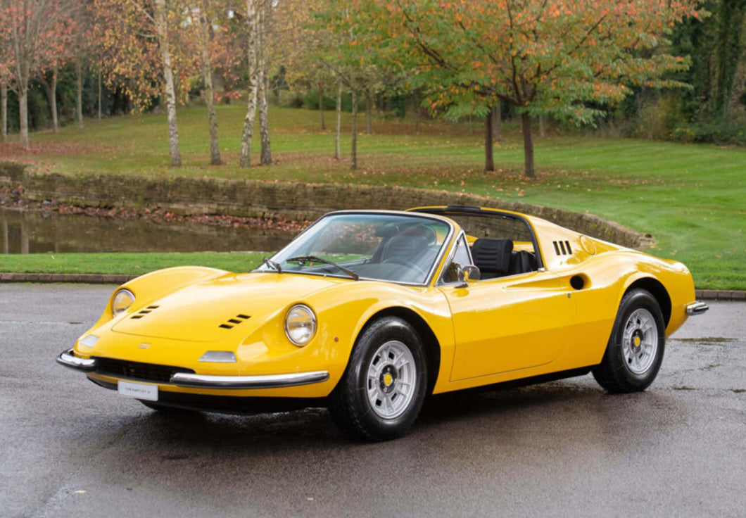 FERRARI DINO 246 GTS (1972) (Giallo Modena / Black)