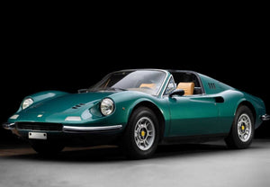 FERRARI DINO 246 GTS (1972) (Verde Pino / Beige)