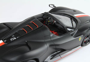 FERRARI DAYTONA SERIE ICONA SP3 Charles Leclerc - Open Roof Version  (Matt Black)